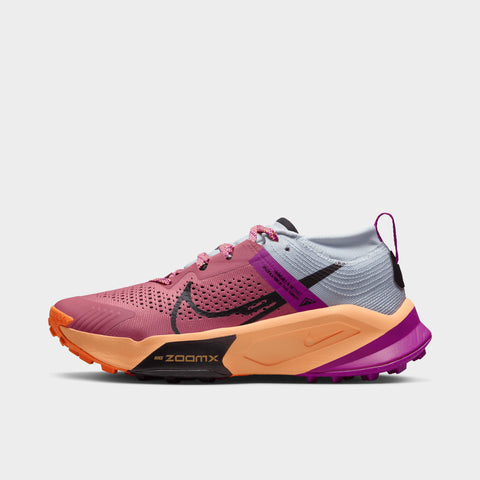 women's purple nike zegama trail running shoe