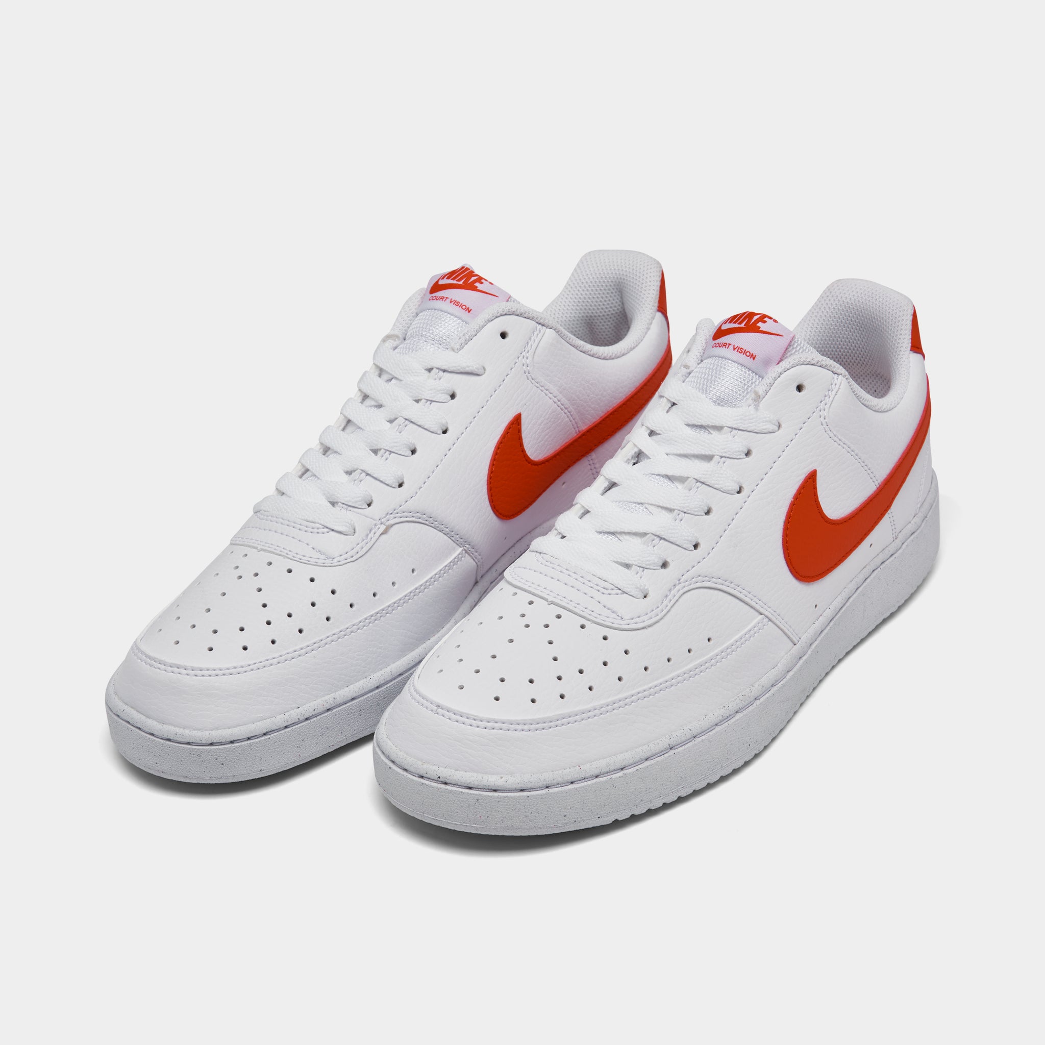 Nike Court Vision Low Next Nature White / Picante Red