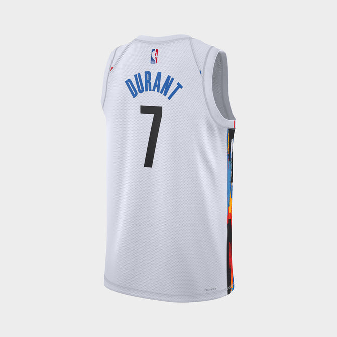 Él Viva Arena Nike Kevin Durant Brooklyn Nets City Edition NBA Jersey / White | JD Sports  Canada