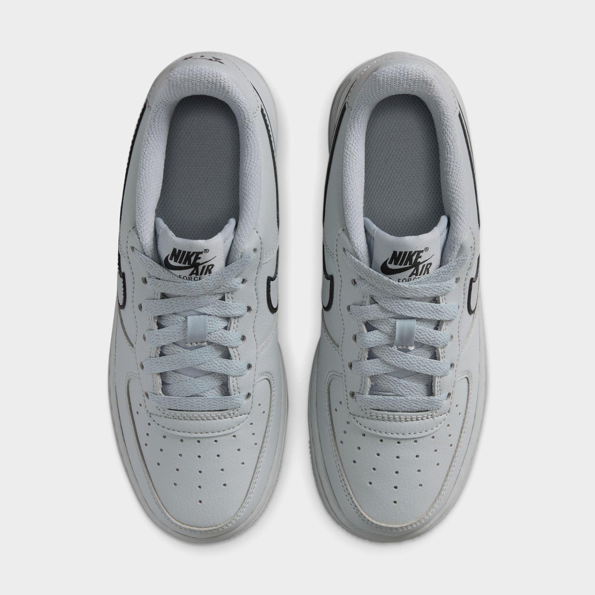 Nike Air Force 1 GS Light Smoke Grey / Black