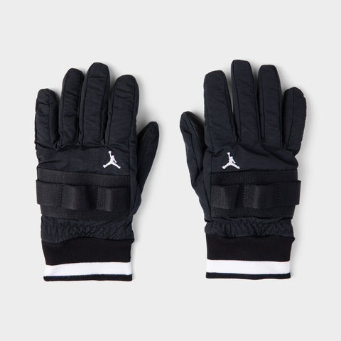 unisex black jordan insulated training gloves