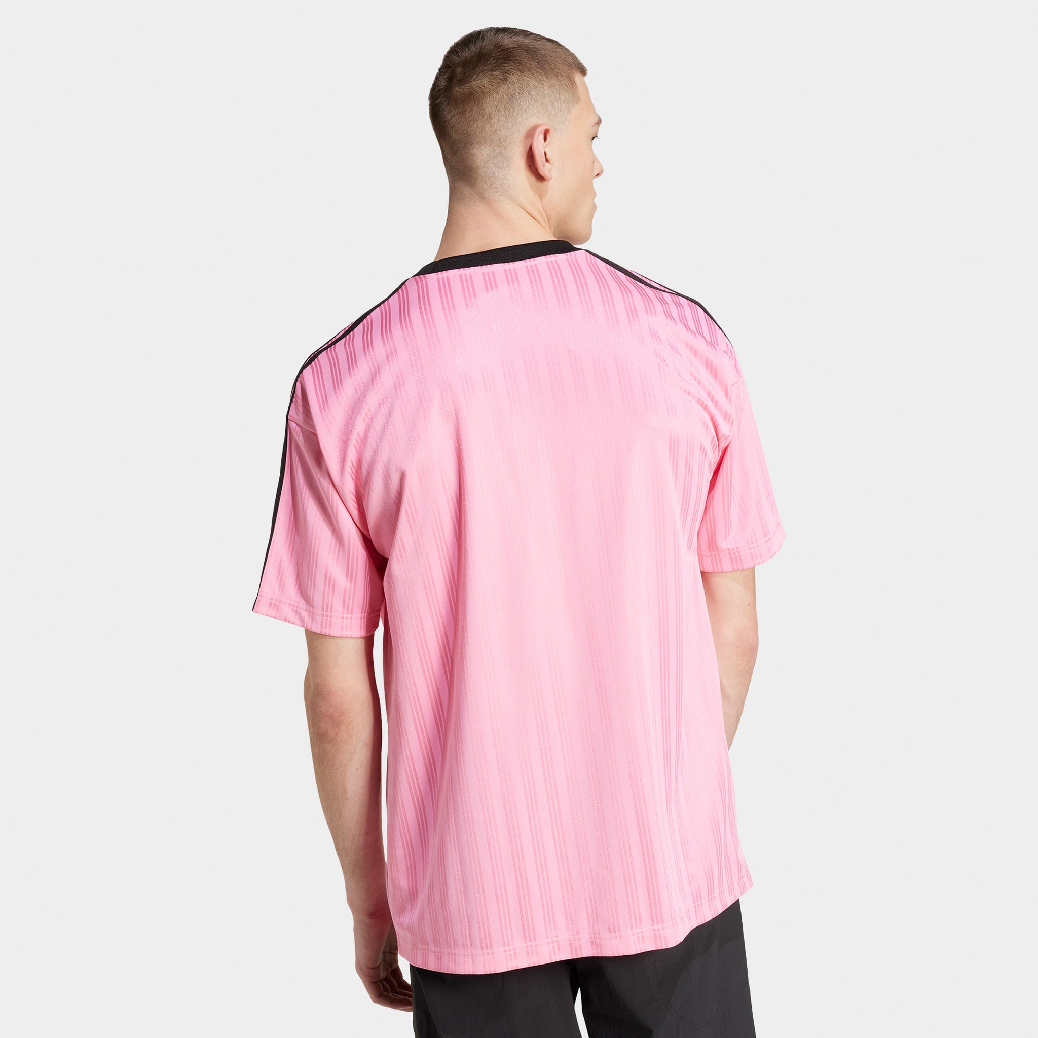 adidas Adicolour Poly T-Shirt Bliss Pink / Black