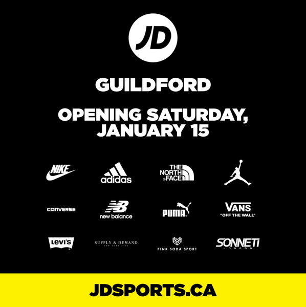 SURREY: JD is coming for you | JD Sports Canada