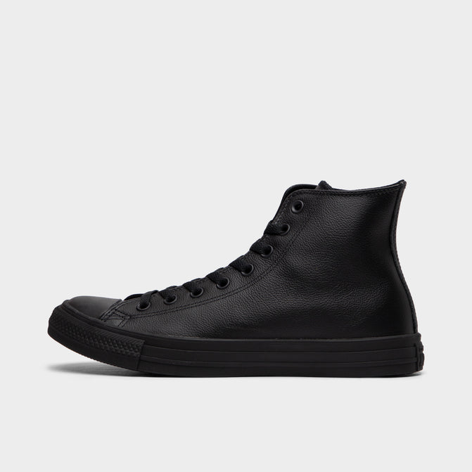 Converse Chuck Taylor All Star Mono Leather Hi / Black Monochrome | JD  Sports Canada