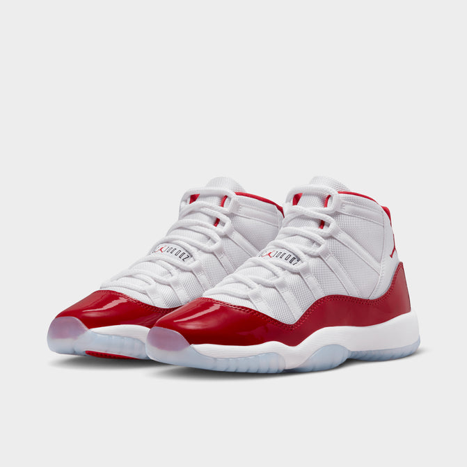 jordans red and white 11