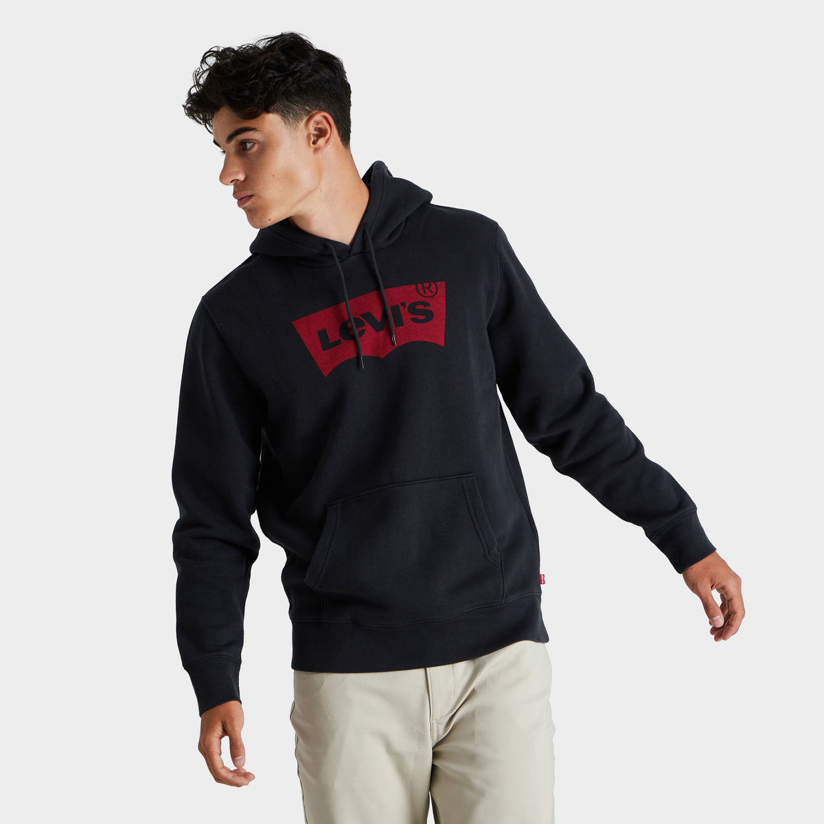 Levi's Type 3 Graphic Pullover Hoodie / Jet Black Graphic | JD Sports Canada