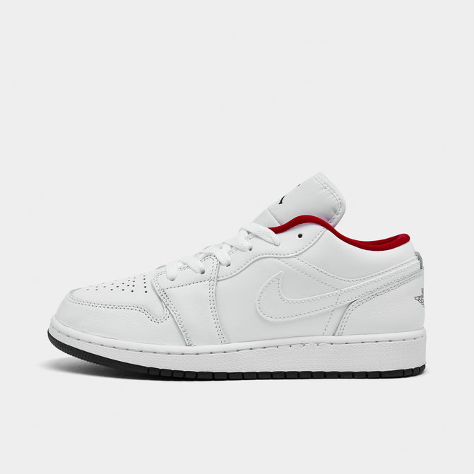 jordan 1 low white black gym red