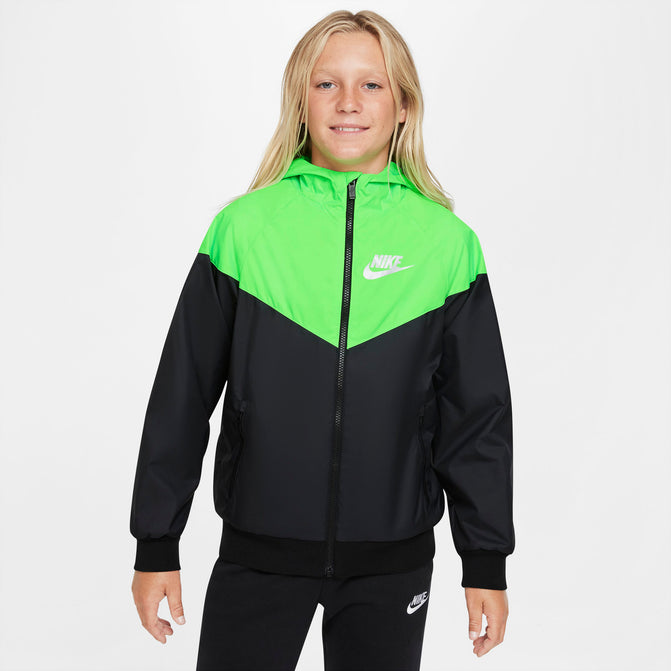 Nike Sportswear Kids' Windrunner Black / - Metalli JD Sports Canada