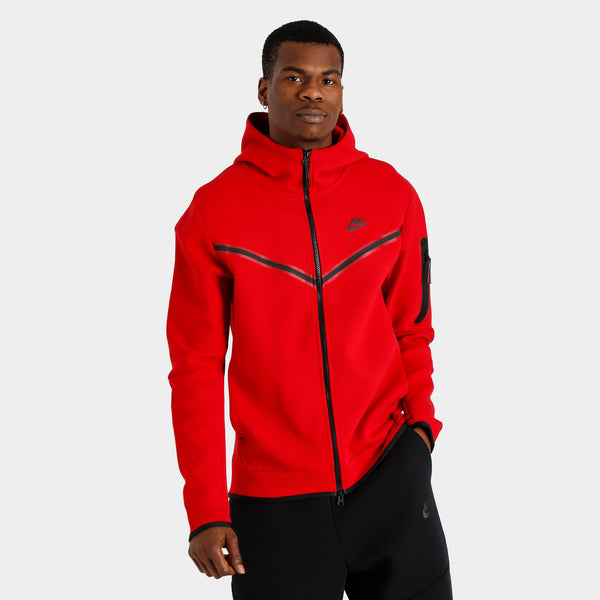 recibo No complicado Percepción Nike Sportswear Tech Fleece Full-Zip Hoodie Gym Red / Black | JD Sports  Canada