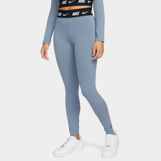 Nike Women's Sportswear Crop Tape Long-Sleeve Top Ashen Slate