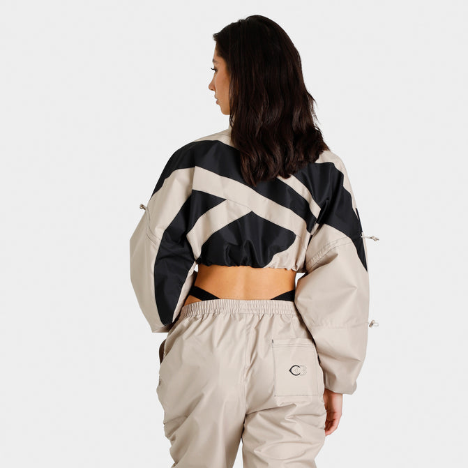 Reebok x Cardi B Women's Woven Crop Jacket / Modern Beige | JD Sports Canada