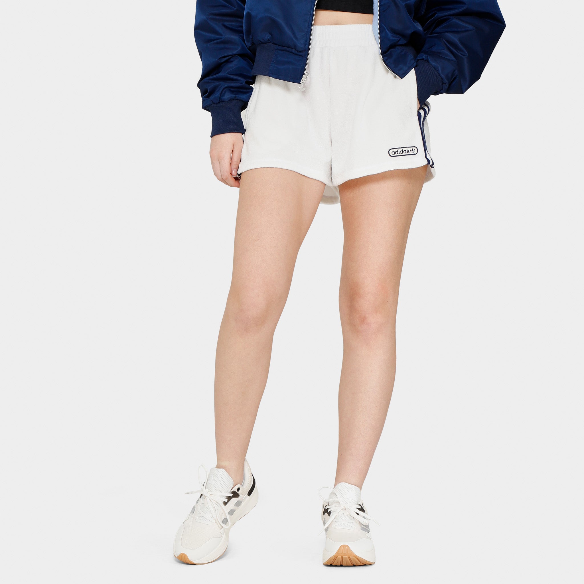 adidas Originals Women's High-Rise Towel Terry Shorts / Non Dyed