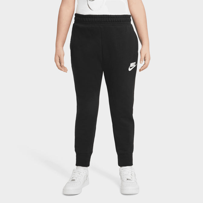 Nike Junior Club French Terry Pants Black / White | JD Sports