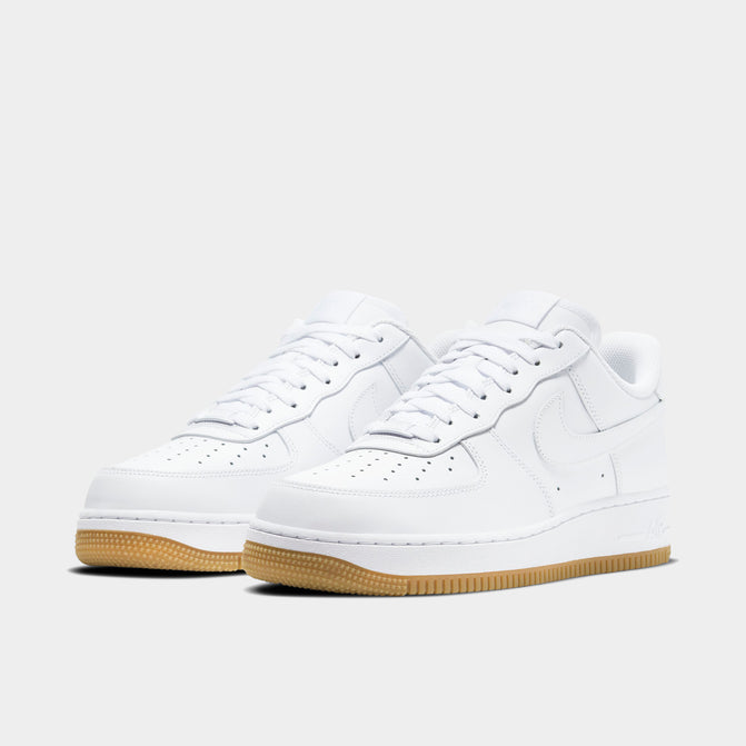 white air force 1 with gum sole