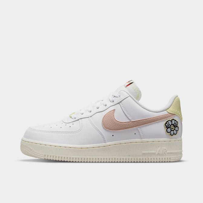 white and pink air force 1 women's