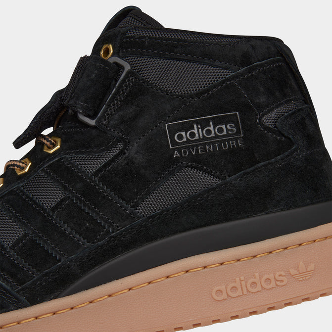 adidas Originals Forum Mid Black / Core Black 3 | JD Sports Canada