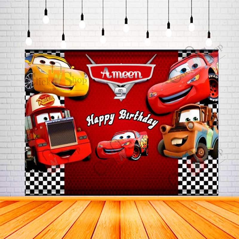 disney cars birthday wallpaper