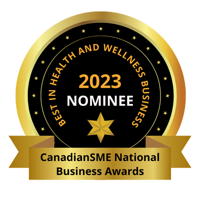 Canadian SME National Business Awards - Best in Health and Wellness Business 2023 Nominee - Badge