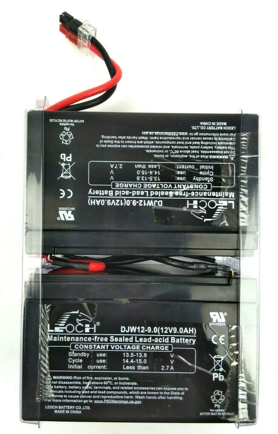 Leoch DJW12-9 12V 9Ah Sealed Lead Acid Battery This Is An