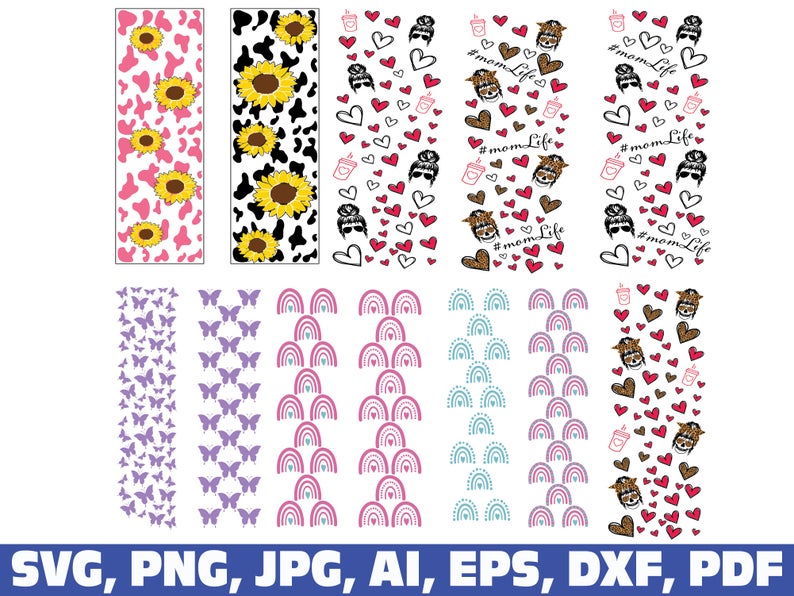 Glitter pen wraps svg, window epoxy glitter pen wraps svg bundle