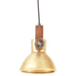 Lampe suspendue industrielle 25 W Laiton Rond 19 cm E27