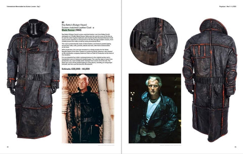 Prop Store Roy Batty Coat Autction details