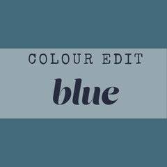 Identity Colour Edit Blue - shop our blue leathers, dyes, threads and more