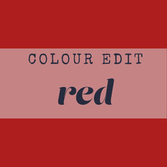 Identity Colour Edit Red - explore our shades of red leathers, dyes and more