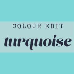 Colour Edit - Turquoise - explore our range of turquoise aqua leathers, dyes and more