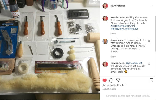 Getting started in leathercraft tools by @sewinstories