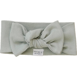 Sage Organic Cotton Ribbed Head Wrap - Little Rays