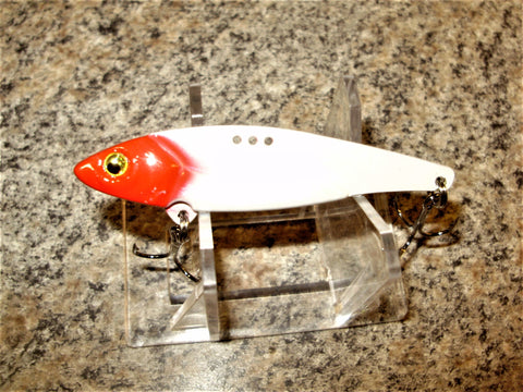 5/8oz New Design Lighting Series Blade Bait RED HEADED WHITE GHOST –  Fishing Lure Tape, Tackle, & Graphics Design Company