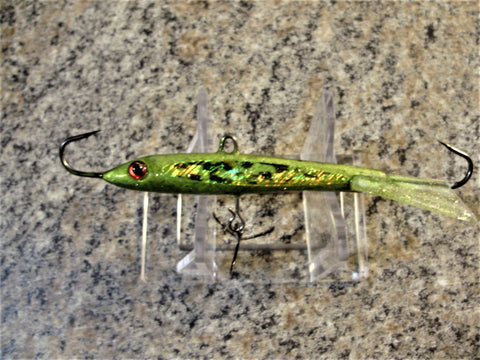 NEW LAZER TIGER HOLO #9, #7, #5, #3 Vertical Jigging Minnows