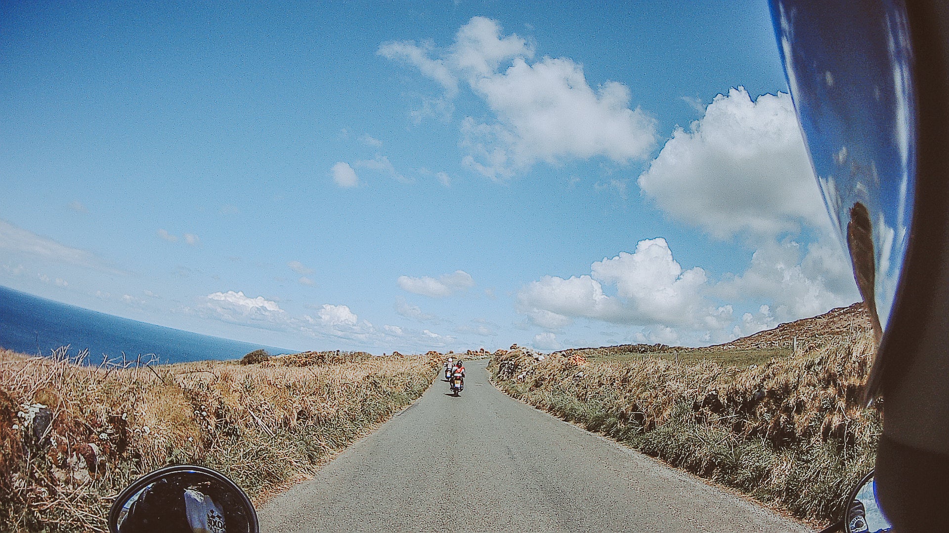 Cornwall's scenic roads by motorbike