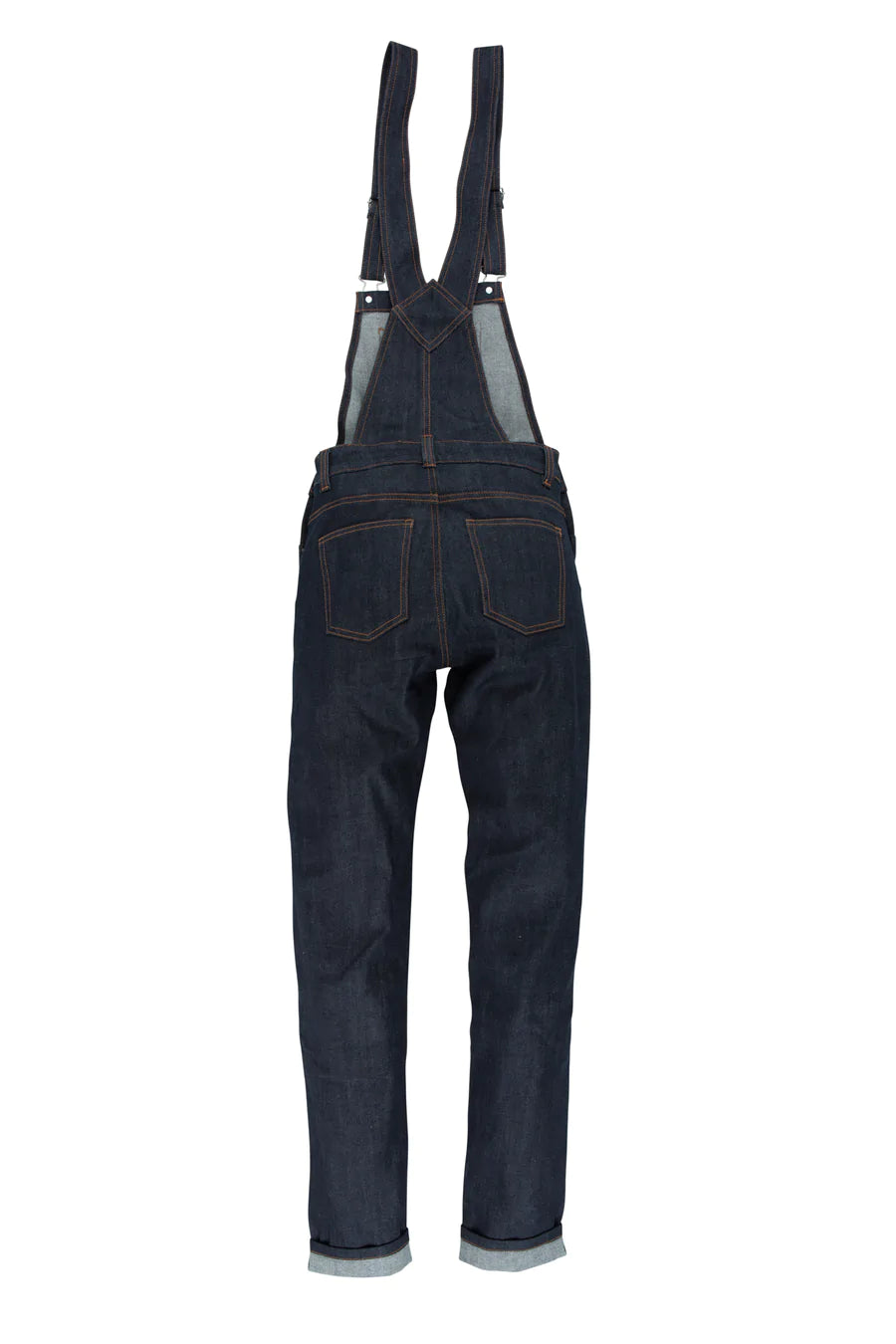 MotoGirl Irene Dungarees Blue