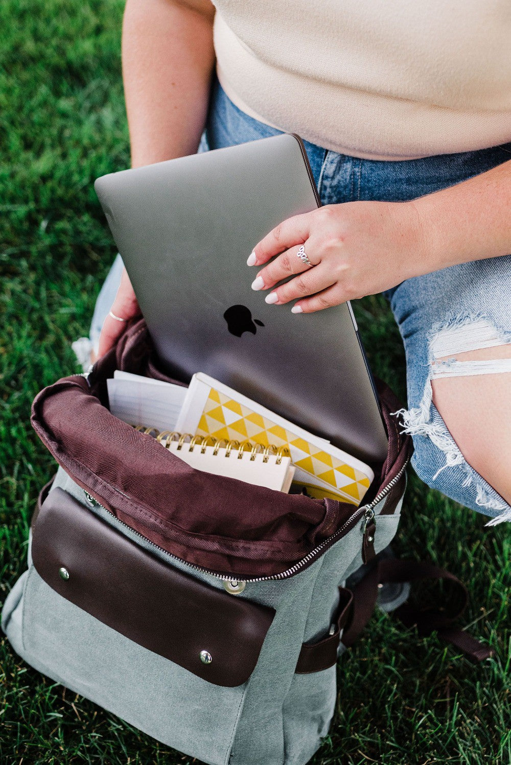 Canvas Travel Computer Backpack