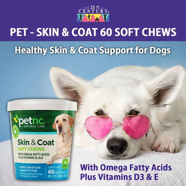 Pet - PetNC Natural Care Skin and Coat for Dogs with Omega Fatty Acids