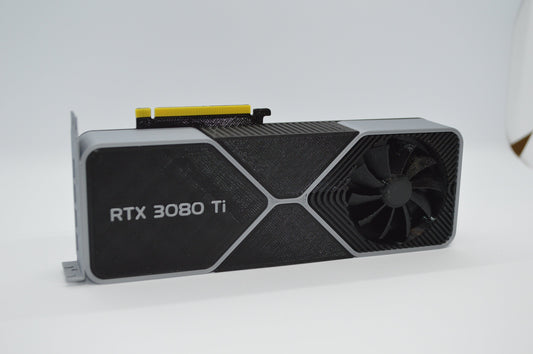 STL file Nvidia RTX 3080 Series Founders Edition fully 3D printable 1:1  scale with spinning fans 🖥️・3D printable design to download・Cults