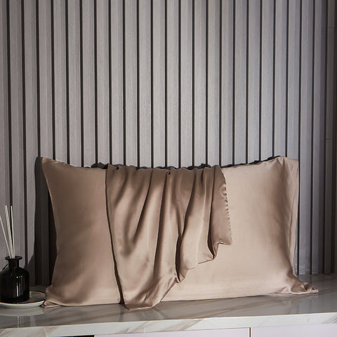 housse de coussin en soie de murier