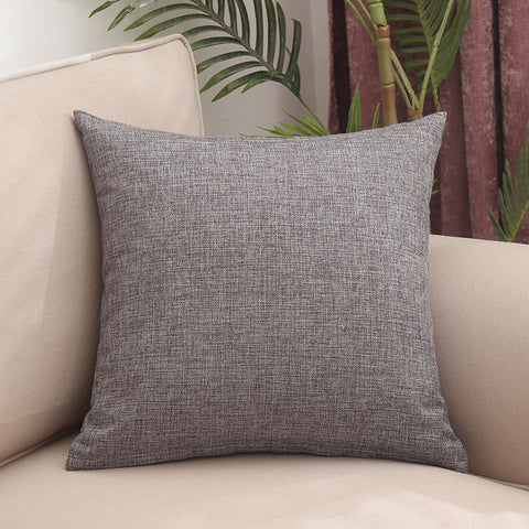 housse de coussin en lin