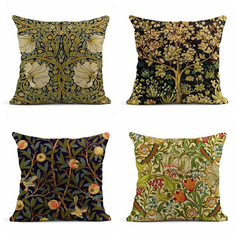 housse de coussin floral