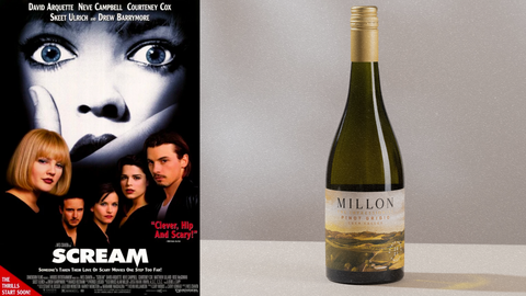 Scream movie and matching wine