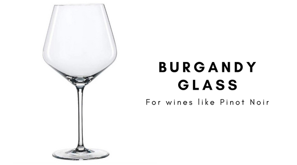 Burgandy wine glass