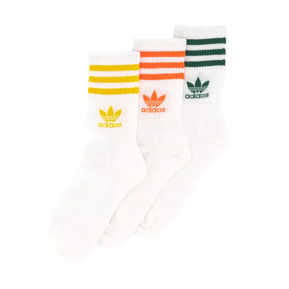 Adidas Crew Sock 3 Pack Gold/O