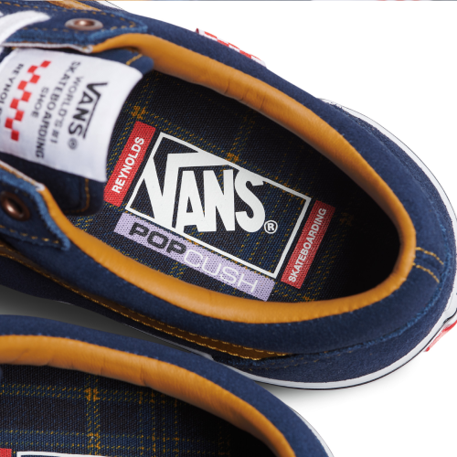 vans reynolds navy golden brown