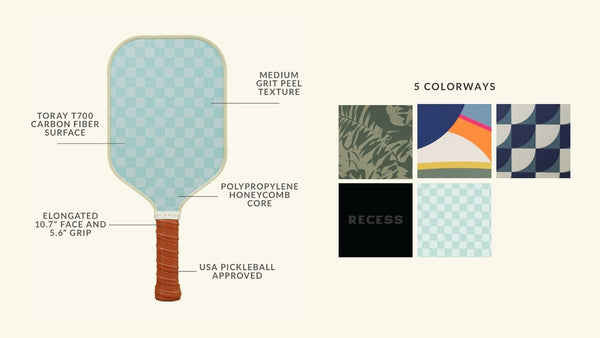 Recess Pickleball 512 Sport Pickleball Paddle