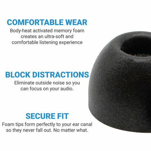 comply truegrip pro memory foam earphone tips