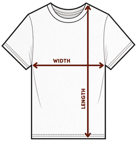 CRBN Men's Shirt Size Chart