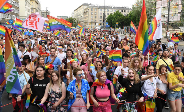 Getting ready for pride event