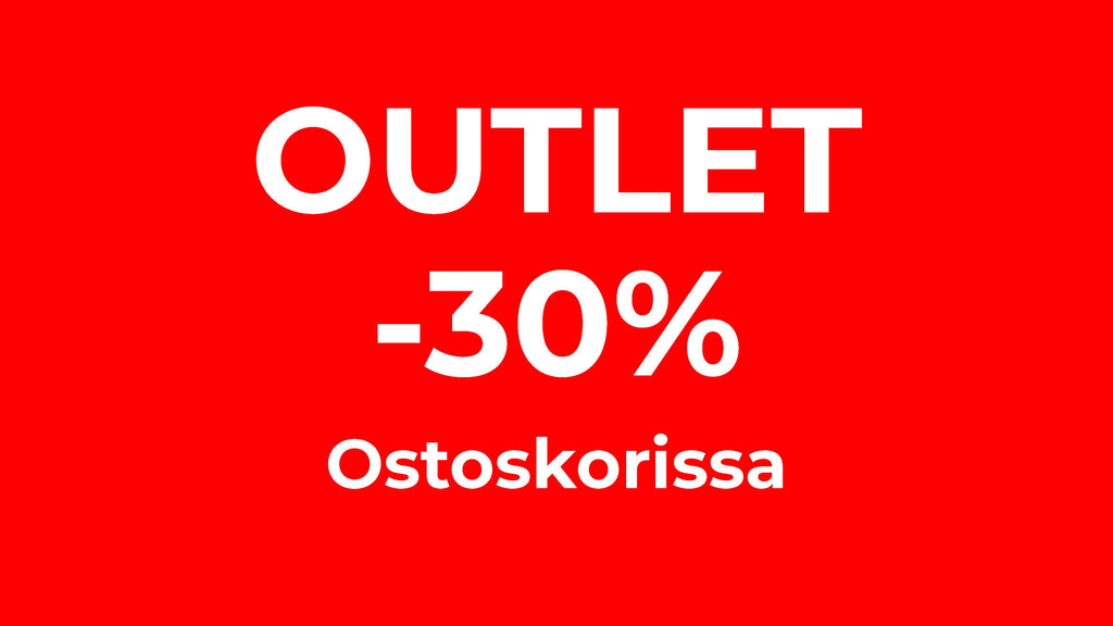 Outlet -30% banner _ horecatarvike.fi